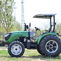 Tracteur agricole Tavol en promotion, prix usine, 70 CV, 4 roues motrices, transmission par engrenages