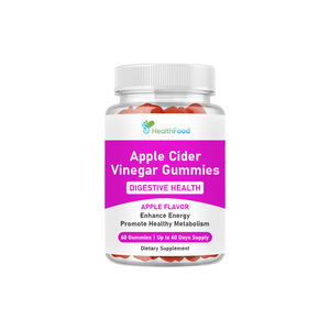 Custom Label ODM Apple Cider Vinegar Gummies Dietary <b>Supplement</b> Promote Health Metabolism and Boost Energy Levels for Adult - Product Image 1