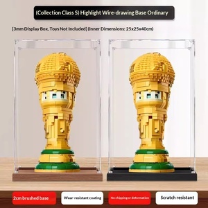 Vitrine en acrylique avec surface brossée et design mignon pour trophée FIFA, pour le rangement <span class=keywords><strong>de</strong></span> figurines anti-poussière, modèle 43020 - Product Image 2