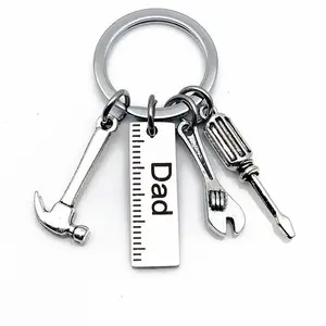 不锈钢钥匙扣、锤子、螺丝刀、父亲节创意礼品金属工艺品金属钥匙扣塑料钥匙扣
