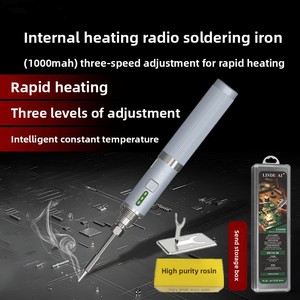 Kit de Soldadura Inalámbrico Ajustable, Recargable por USB, Portátil, con Mango de Aleación de Aluminio, 20-60W, 3.7V, 1000mAh, 200-480C - Product Image 4