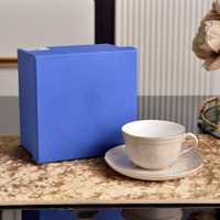 Vente en gros de tasses à café en céramique de style américain 1735, vaisselle de luxe, ensemble complet pour cadeau