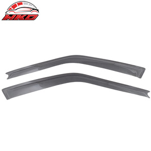Viseras para ventanas de Honda Civic 88-91 Sedán, 4 piezas, con cinta adhesiva, protección contra lluvia y sol, de policarbonato, para ventanas laterales de coche. - Product Image 4