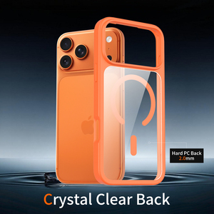 Funda SANZHOU para <span class=keywords><strong>Teléfono</strong></span> 17/16/15/14 Pro Max, Transparente, Suave al Tacto, TPU+PC, con Anillo Magnético, Antigolpes, Antihuellas - Product Image 2