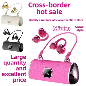 Miniso Bestseller X22 Mini Borsa Wireless <span class=keywords><strong>per</strong></span> <span class=keywords><strong>Auricolari</strong></span> 5.4 con Controllo Vocale, Impermeabile, Traduzione AI Intelligente e Funzioni Creative - Product Image 5