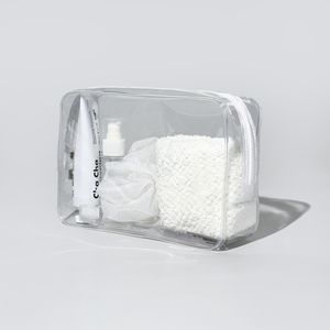 Bolsa <span class=keywords><strong>de</strong></span> Cosméticos <span class=keywords><strong>de</strong></span> PVC Transparente Impermeable con Cierre y Logotipo Personalizado, Bolsa <span class=keywords><strong>de</strong></span> Aseo <span class=keywords><strong>de</strong></span> <span class=keywords><strong>Viaje</strong></span> <span class=keywords><strong>para</strong></span> Mujer, <span class=keywords><strong>para</strong></span> Maquillaje, Champú y Rubor - Product Image 3