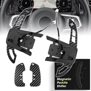 Palancas de cambio magnéticas de fibra de carbono TDD para VW Volkswagen Golf MK7 MK7.5 GTI Golf R Scirocco Arteon - Product Image 4