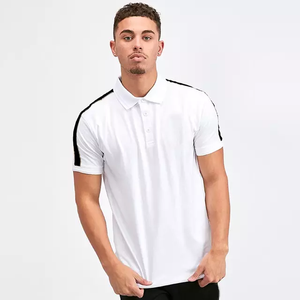 Camiseta deportiva de algodón con cuello redondo para hombre, camiseta informal para correr en el gimnasio con tela de Jersey de diseño en blanco - Product Image 3
