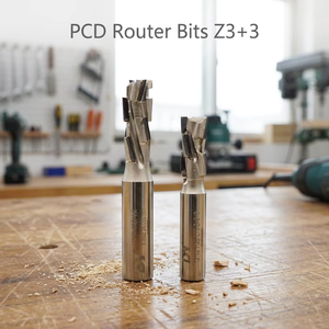 High Quality PCD Grooving <b>Cutters</b>, Diamond Milling Router Bits for <b>CNC</b> Machines, MDF & Particleboard, Z1+1 Z2+1 Z5+1 Z2+2 Z3+3 - Product Image 1