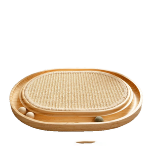 Đa chức năng mèo cây scratcher tương tác vật nuôi đồ chơi với con lăn theo dõi bóng phong trào tập thể dục mèo gãi Pad - Product Image 5