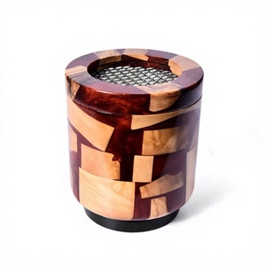 Contemporary Sandalwood Bakhoor Burner Handmade Incense Holder Religious Arabic Gifting Ramadan Decor <b>Home</b> Interior 100% Natural - Product Image 1