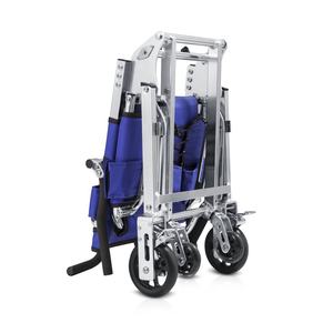 Sedia a Rotelle Portatile Approvata dalle Compagnie Aeree, Capacità di Carico 100kg con Braccioli Ribaltabili - Product Image 2