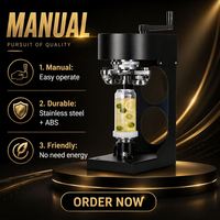 Scelleuse manuelle MH de style nouveau, écologique, sans besoin d'énergie, pour bouteilles en PET, thé à bulles, café