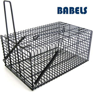 Fabrication de <span class=keywords><strong>prix</strong></span> extérieur intérieur automatique piège à rat Cage piège à souris à maille métallique noire - Product Image 5
