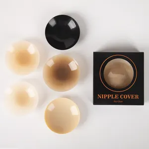 Washable Reusable Self Adhesive Opaque Invisible Pure Silicone Nipple Covers Silicone Breast Pasties