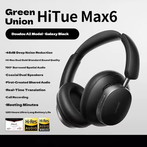 หูฟังไร้สาย UGREEN HiTue Max6 Studio Pro 48dB ANC สำหรับเล่นเกมส์ MAX5C HP206 หูฟังดนตรีน้ำหนักเบาแบบปรับแต่งได้ - Product Image 3