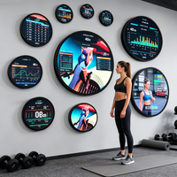 Nouvel écran LED circulaire P1.8 de petite taille, 25 cm, 32 cm, 40 cm, 60 cm, écran LED circulaire, mur vidéo LED pour la décoration des magasins de détail