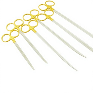 Ensemble de 6 ciseaux Metzenbaum à pointe courbée de qualité supérieure, de 5,5 à 10 pouces, kit d'instruments chirurgicaux de qualité O.R., outils professionnels - Product Image 1