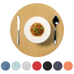 Napperon tissé en PP de couleur pure résistant à l'huile simple et moderne Tapis d'isolation de cuisine quotidien Support d'usine Napperon bon marché en gros - Product Image 6