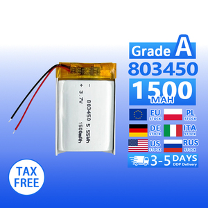 קיבולת גבוהה של + 3.7v 1500mah נטענת פולימר נטענת 803040 804050 903659 בצוללת li-פולימר - Product Image 2