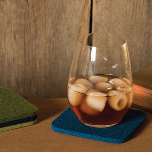 Posavasos Absorbentes de Fieltro de Poliéster de 4 Pulgadas, Modernos y Ecológicos, Directo de Fábrica, Portavasos de 5mm de Grosor, en Caja de Poliéster - Product Image 4