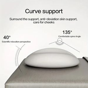 Almohada de Masaje Facial en Forma de U con Espuma Viscoelástica, Cojín de Masaje para Salón de Belleza y Spa, Cuidado Facial, Relajación, Lavable - Product Image 3