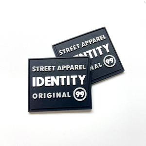 JT tùy chỉnh nhãn PVC may dập nổi logo thương hiệu 3D PVC cao su TAG Silicone cao su nhãn quần áo nhãn tùy chỉnh - Product Image 6