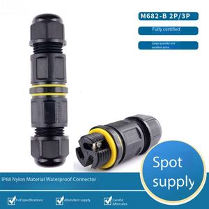 Connecteur d'alimentation étanche IP68 à trois broches mâle/femelle M16 <span class=keywords><strong>pour</strong></span> câble extérieur transfrontalier - Product Image 4