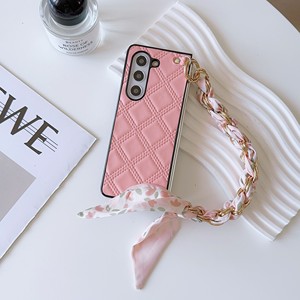 Capa de Telefone de Couro de Alta Qualidade com Cordão e Pulseira Compatível com Samsung Galaxy Z Fold 6, vivo XFold, Xiaomi Fold 2 e 3 - Product Image 2