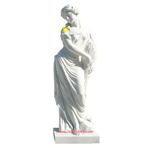 Luxury Indoor or Outdoor Street Landscape Design Stone art sculpture Marble Four Seasons Goddess Statue
