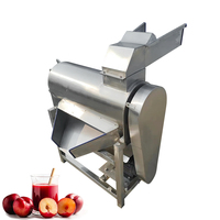 Pulpeur de fruits de la passion de tomate d'abricot avec dénoyauteur et broyeur 220V pulpe de moteur faisant des composants de noyau