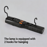 Lampe d'inspection LED rechargeable avec support pliable et base magnétique – Économique pour l'atelier