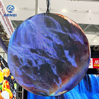 Pantalla LED Esférica P1.5 P2.0 P2.5 Compatible con 8K, Pantalla de Bola Impermeable, Solución Personalizada para Hoteles, Salas de Exposiciones y Exhibiciones Comerciales