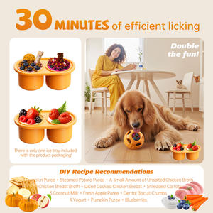 Mainan Gigit anjing interaktif mainan Main Puzzle Dispenser pelacak dapat diisi ulang karet alami untuk penggunaan dalam ruangan anjing besar - Product Image 5