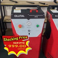 Machine de nettoyage au dioxyde de carbone à glace sèche Crtop P7X pour l'entretien des moteurs avec une machine de nettoyage à glace sèche à haute efficacité