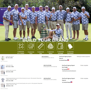 Camisetas de Polo de Golf para Hombre, Personalizadas con Logotipo, de Alta Calidad, Secado Rápido, Absorción de Humedad, UPF50+, Spandex/Poliéster, para Deportes al Aire Libre - Product Image 6