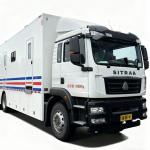 รถบรรทุกตรวจโรคเคลื่อนที่ SINOTRUK H0WO 6*4 พวงมาลัยซ้าย/ขวา เกียร์ธรรมดา เครื่องยนต์ดีเซลใหม่ สำหรับการผ่าตัดทางการแพทย์ มาตรฐาน EURO 5 ขนาด 8-15 เมตร ผลิตในจีน - Product Image 1