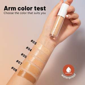 빠른 배송 오래 지속되는 비건 크루얼티 프리 페이스 메이크업 방수 컨실러 자체 브랜드 고커버리지 리퀴드 컨실러 - Product Image 2
