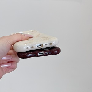 Coque souple à bulles de météorite 3D pour iPhone Air 12 13 14 15 16 17 Pro Max Protection anti-chute de caméra brillante couverture de couleur unie - Product Image 6