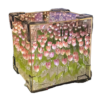 Bricolage fait à la main magique Cube tulipe veilleuse LED miroir lampe cadeau de fête des mères pour application intérieure et extérieure IP44 évalué
