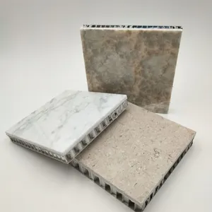 Marble Aluminium Honeycomb Core Stone Honeycomb Panel For Washroom