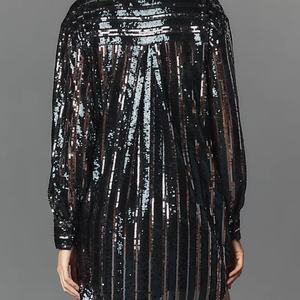 Robe mini brodée florale pour l'été, décontractée, avec décorations en fausse fourrure et dentelle ajourée, taille XL, taille naturelle, sequins sur le devant, longueur midi - Product Image 2