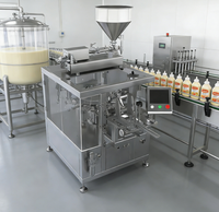 Machine de remplissage automatique de liquides à piston électrique avec contrôle PLC, pompe/moteur pour l'emballage de boissons, d'aliments et de produits en sacs plastiques