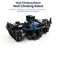 Robot de sablage mural avec moteur de boîte de vitesses PLC, forte adsorption magnétique, protection IP68 pour la surface des réservoirs pétrochimiques