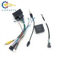 Adaptador de 42 Pines para Android con Decodificador CAN Bus, Adaptador de Antena Dual, Cable RCA para Cámara de Reversa para Peugeot 308 408