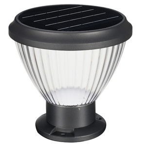 Nouveau prix de gros du fabricant : Lampes solaires LED DC IP65 pour extérieur, jardin, parc, poteau, colonne, en aluminium, lumière du jour 6000K - Product Image 2
