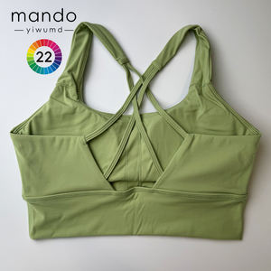 <span class=keywords><strong>Soutien</strong></span>-<span class=keywords><strong>Gorge</strong></span> de <span class=keywords><strong>Sport</strong></span> Femme à Fort Maintien, Personnalisable avec Logo, Continuously Populaire, 75% Nylon 25% Spandex, Ourlet Large, pour Gym et Yoga - Product Image 5