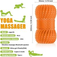 Rouleau vibrant électrique M pour le corps, pour la relaxation des muscles et des articulations, équipement de gym pour la maison ou le bureau