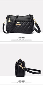 Sac à main vintage en cuir PU souple pour femmes, sacs à bandoulière de qualité, sacs à main de luxe pour femmes, grande capacité - Product Image 4