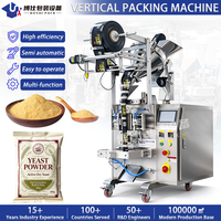 Machine d'emballage quantitative pour ensachage et scellage trois côtés de poudre de levure instantanée pour la boulangerie
